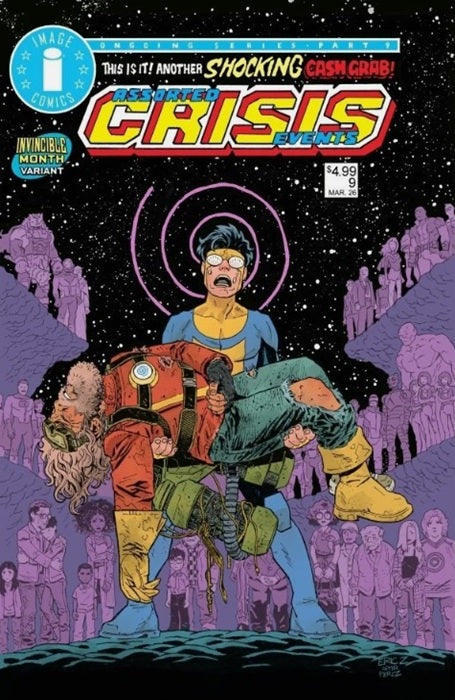 ASSORTED CRISIS #9 1ST PRINT COVER C INVINCIBLE MONTH VARIANT