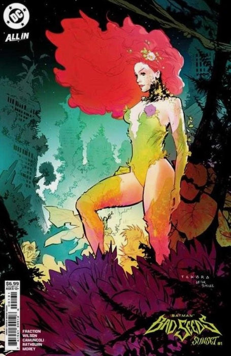 BATMAN BAD SEEDS SUNSET #1 COVER C MARCIO TAKARA CARD STOCK