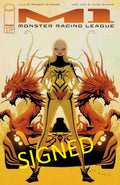 M1 MONSTER RACING LEAGUE #1 1ST PRINT COVER A SIGNED BY JAE LEE W/ COA