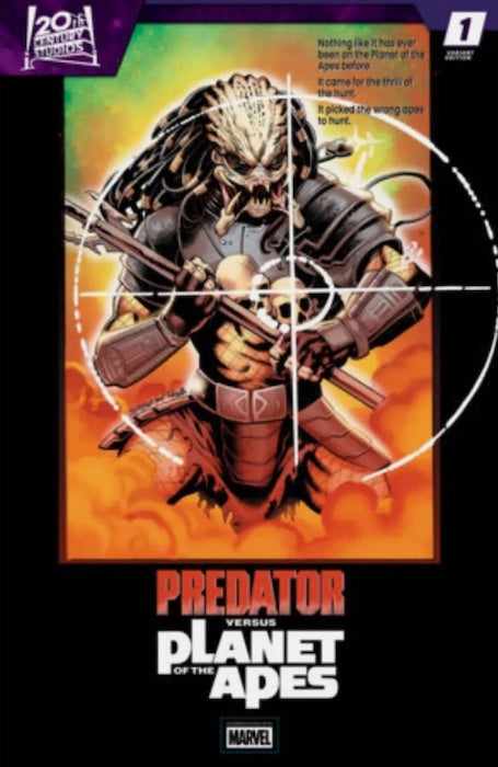 PREDATOR VS. THE PLANET OF THE APES # 1 COVER C CHRIS CAMPANA