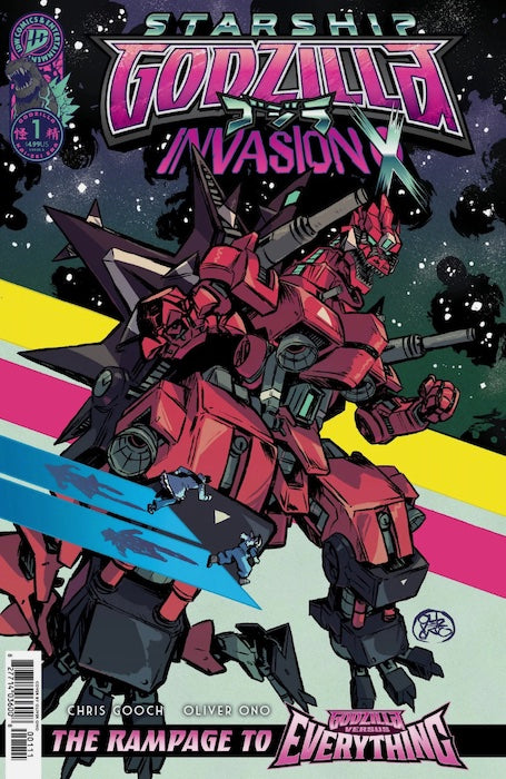 STARSHIP GODZILLA INVASION X #1 COVER A OLIVER ONO KAI-SEI ERA
