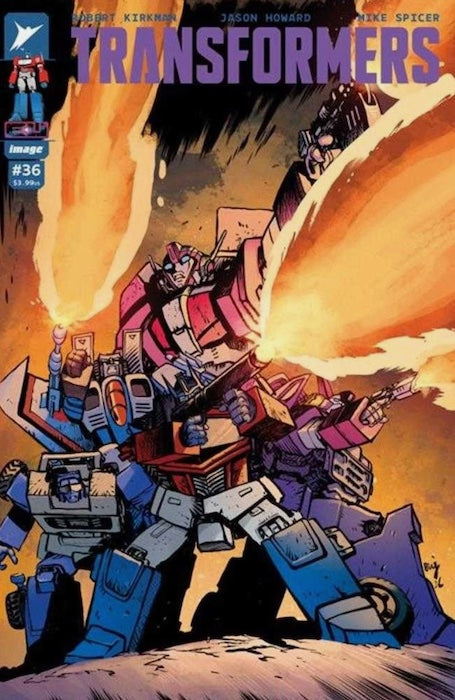 TRANSFORMERS #36 COVER B DANIEL WARREN JOHNSON MIKE SPICER