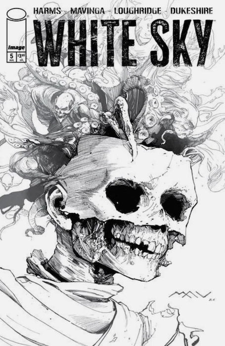 WHITE SKY #5 JP MAVINGA COVER C BLACK & WHITE