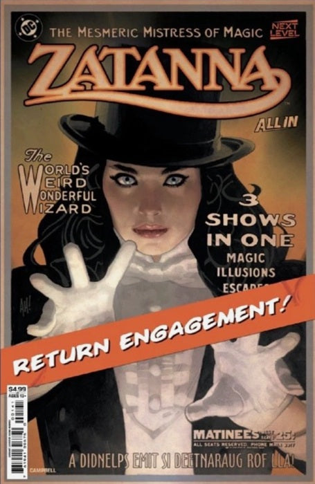 ZATANNA #1 1ST PRINT COVER C ADAM HUGHES